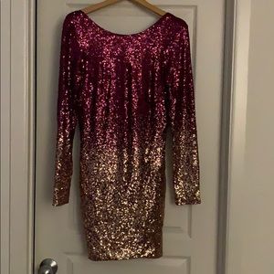Fashion Nova Wynn Sequin Dress